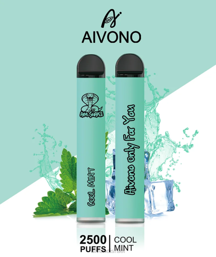מנטה קרירה Aivono AIM SNAKE 2500 6D22302 | Aivono Vape Review